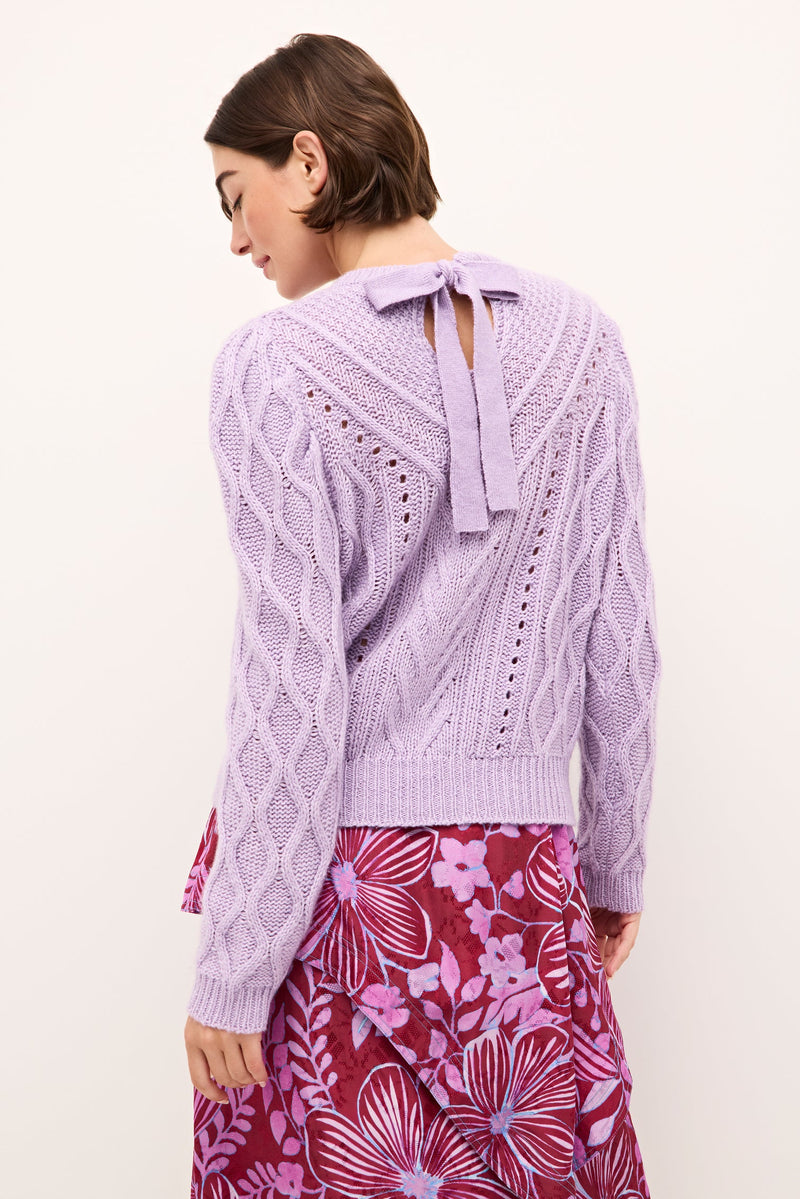 Felicia Sweater in Lavender