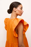 Kara Dress in Tangerine