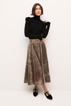 Monroe Skirt in Pewter