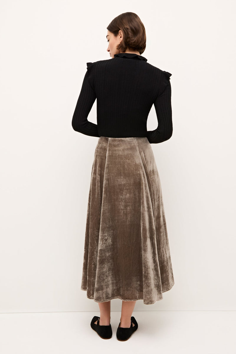 Monroe Skirt in Pewter