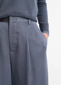 Satin Culotte Pants in Dark Water *FINAL SALE*