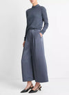 Satin Culotte Pants in Dark Water *FINAL SALE*