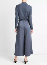 Satin Culotte Pants in Dark Water *FINAL SALE*