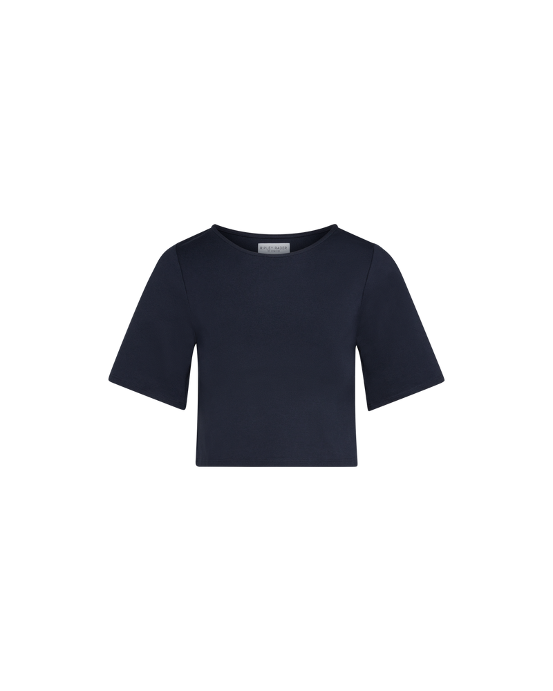 Ponte Knit Tee in Navy *FINAL SALE*