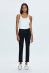 Madi High Rise Slim Jean in Noir