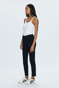 Madi High Rise Slim Jean in Noir