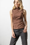 Mock Neck Tank in Java *FINAL SALE*