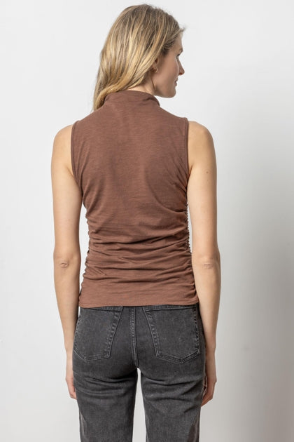 Mock Neck Tank in Java *FINAL SALE*