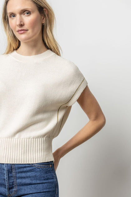 Pullover Sweater in Cream