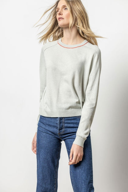 Oversize Sleeve Sweater in Moonstone