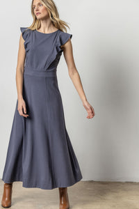 Flounce Maxi Dress in Odyssey *FINAL SALE*