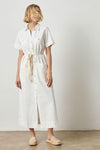 Braided Rop Maxi Dress in White