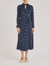 Hazy Dot Dress in Navy Combo *FINAL SALE*