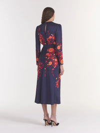 Claudia Midi Dress in Flori Sunset *FINAL SALE*