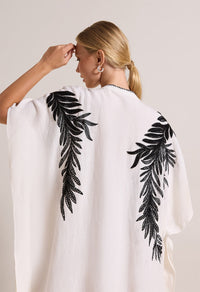 Serina Kaftan in Antique White