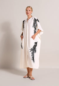 Serina Kaftan in Antique White