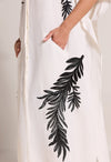 Serina Kaftan in Antique White