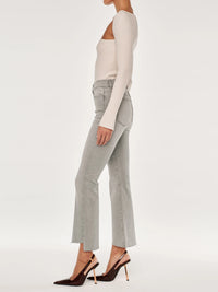 Bridget Cropped Jean in Light Smoke