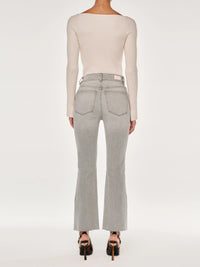 Bridget Cropped Jean in Light Smoke