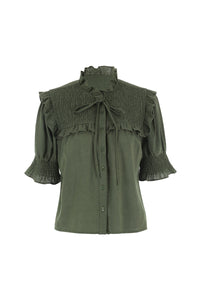 Nicolette Shirt in Olive *FINAL SALE*