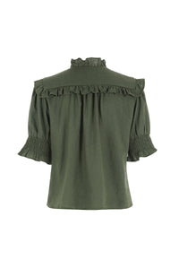 Nicolette Shirt in Olive *FINAL SALE*