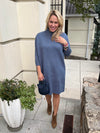 Aja Dress in Stormy Blue *FINAL SALE*