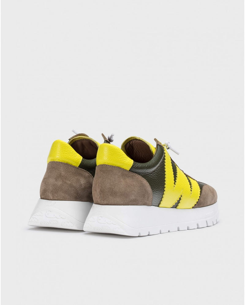 Racer Platform Sneakers in Wild