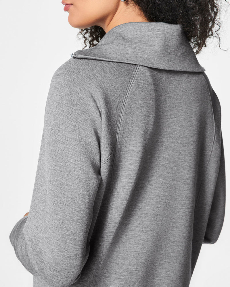 AirEssentials Half-Zip Pullover in Medium Grey