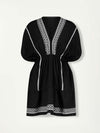 Alem Plunge Dress in Lulit Black