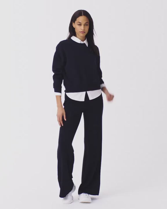 AirEssentials Wide Leg Pant in Timeless Navy