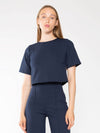 Ponte Knit Tee in Navy *FINAL SALE*