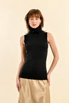 Sleeveless Sweater in Black