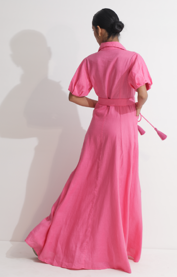 Caroline Maxi Dress in Pink