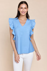 Kenia Top in Celeste *FINAL SALE*