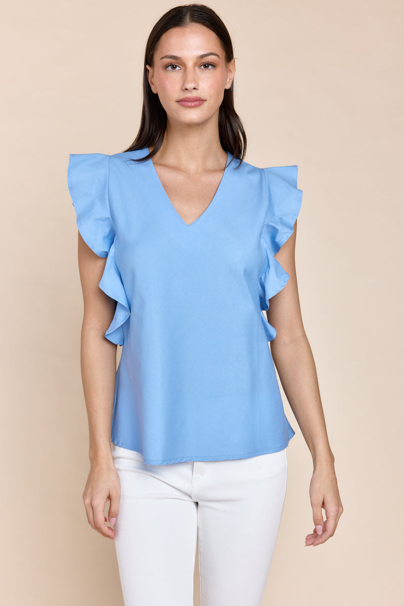 Kenia Top in Celeste *FINAL SALE*