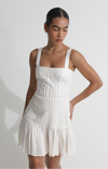 Aithana Mini Dress in Off White