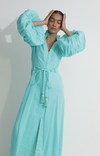 Joanne Dress in Aqua