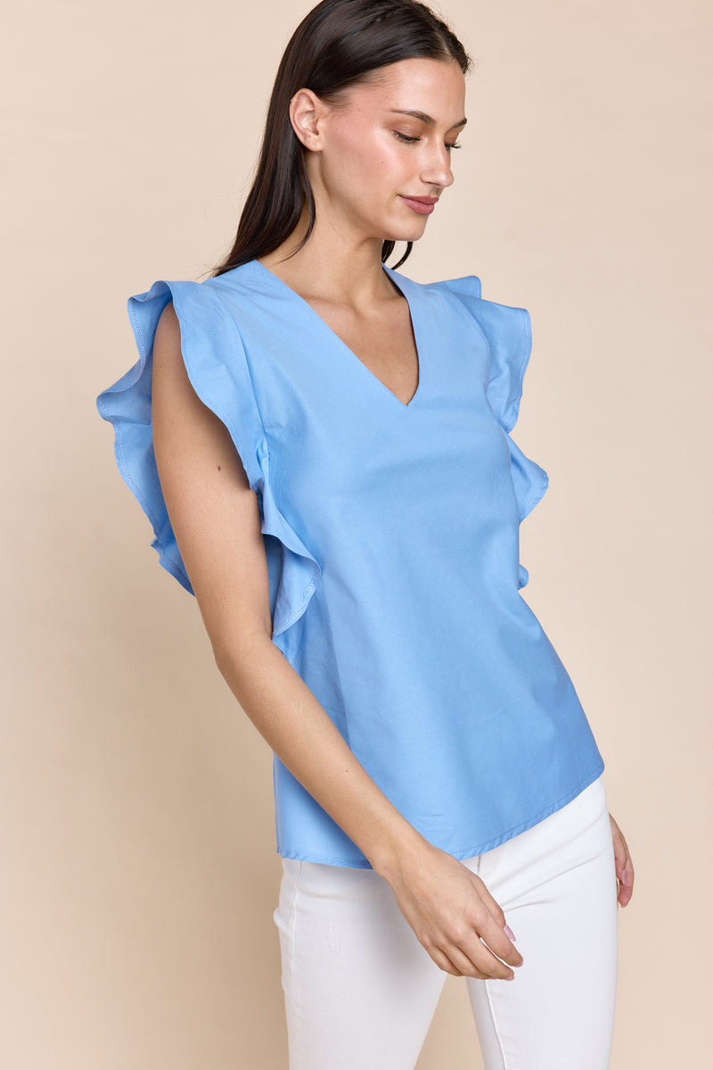 Kenia Top in Celeste *FINAL SALE*